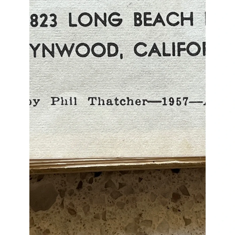 Signed Under Arrest! Phil Thatcher 1957 Autobiography Christian Prison Memoir